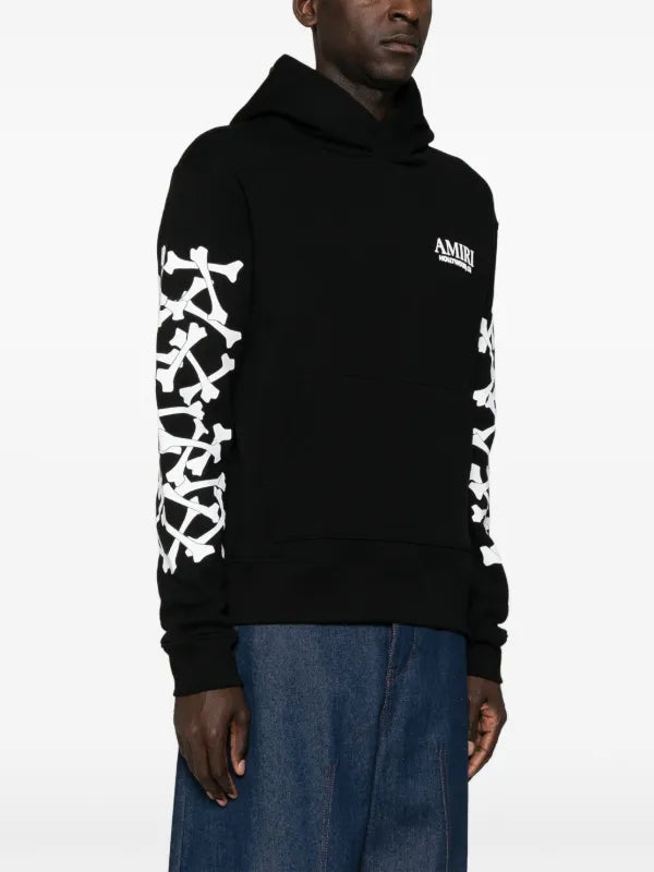AMIRI
Bones Stacked lyocell hoodie