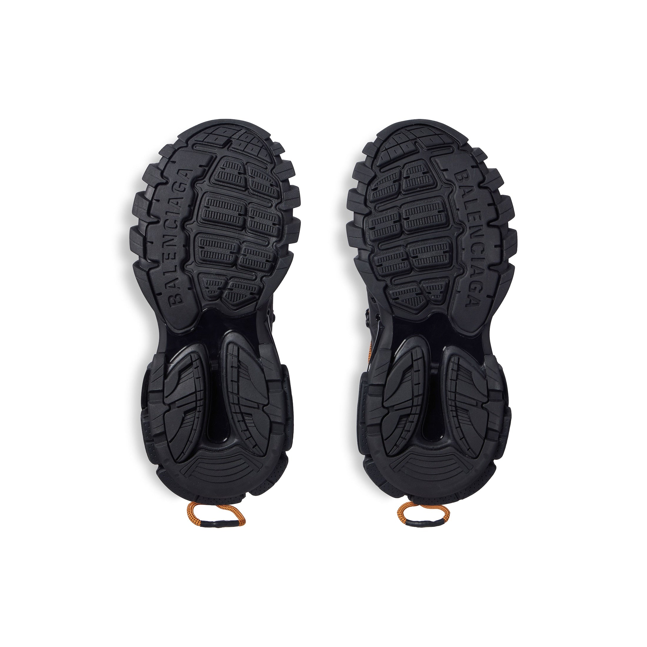 Balenciaga TRACK TRAIL LACES SNEAKER IN BLACK/ORANGE
