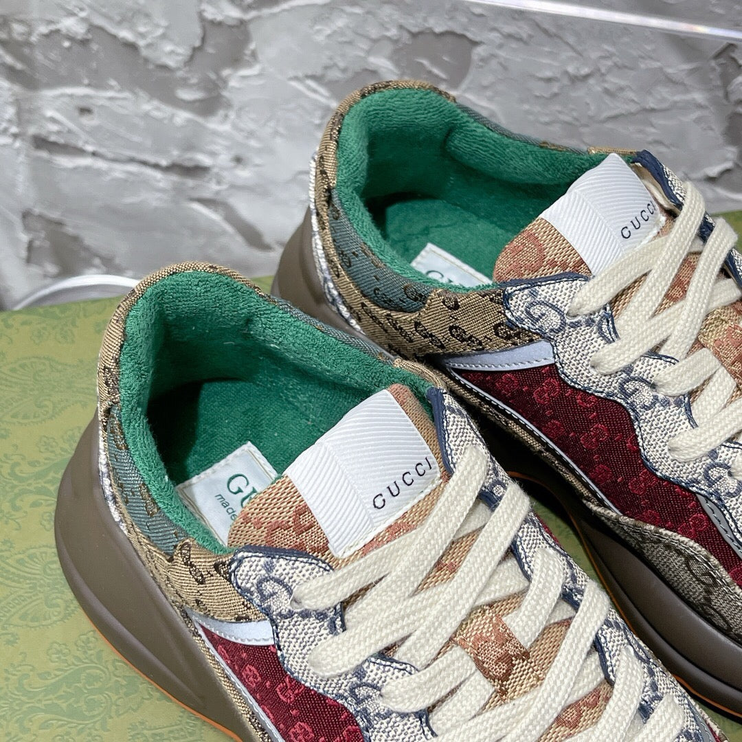 Gucci Rhyton Sneaker - 'Beige Brick Red'