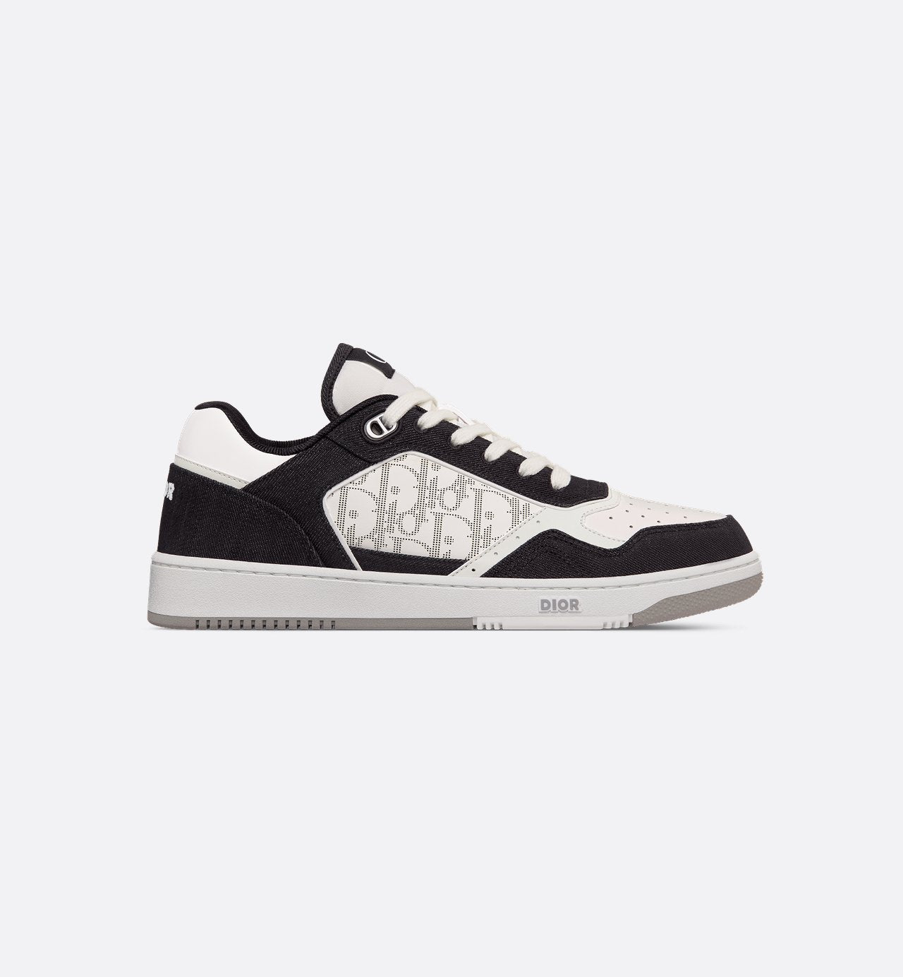 Dior B27 Uptown Low-Top Sneaker
White Smooth Calfskin, Black Denim and White Dior Oblique Galaxy Leather
