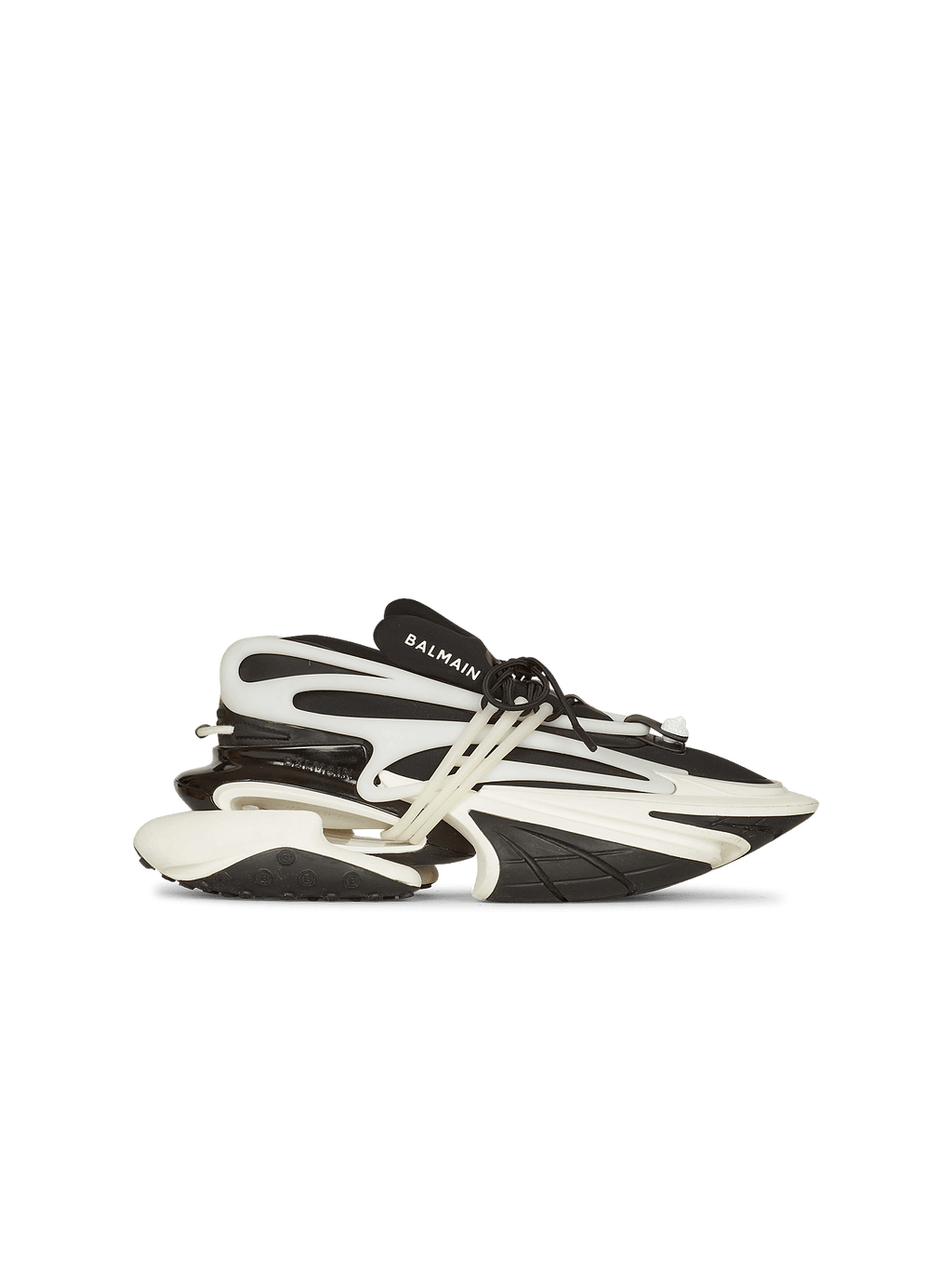 Balmain Unicorn low-top sneakers in neoprene and leather