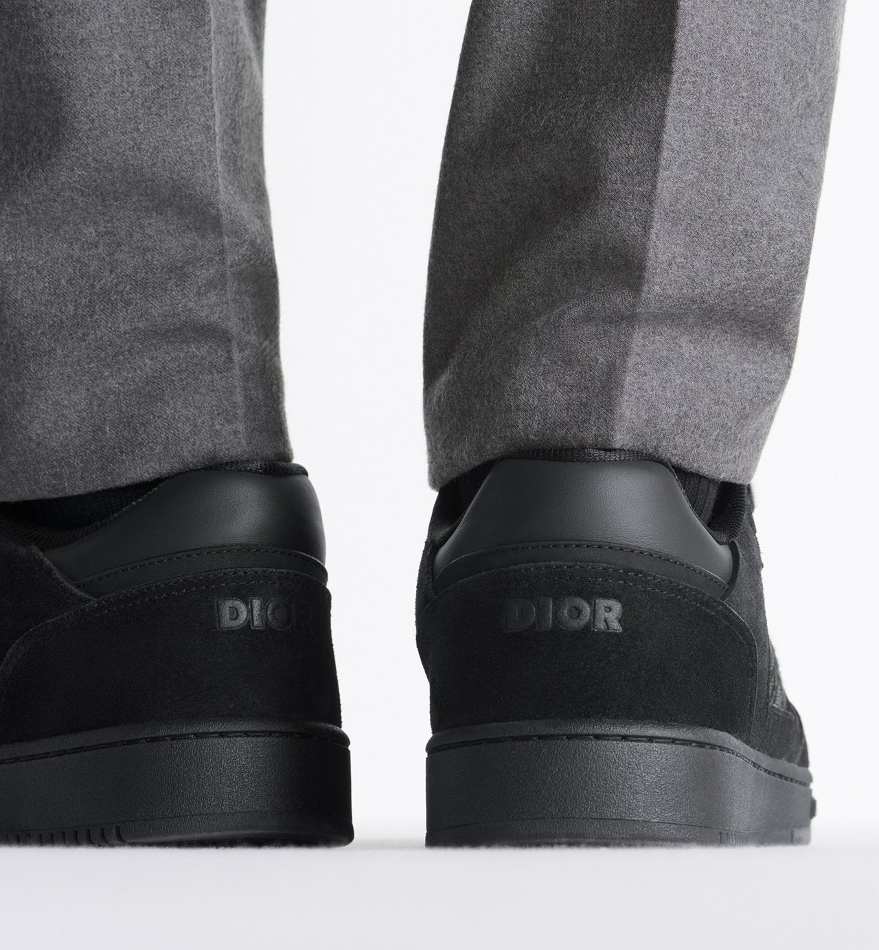 Dior B27 Uptown Low-Top Sneaker
Black Suede, Black Smooth Calfskin and Black Dior Oblique Jacquard