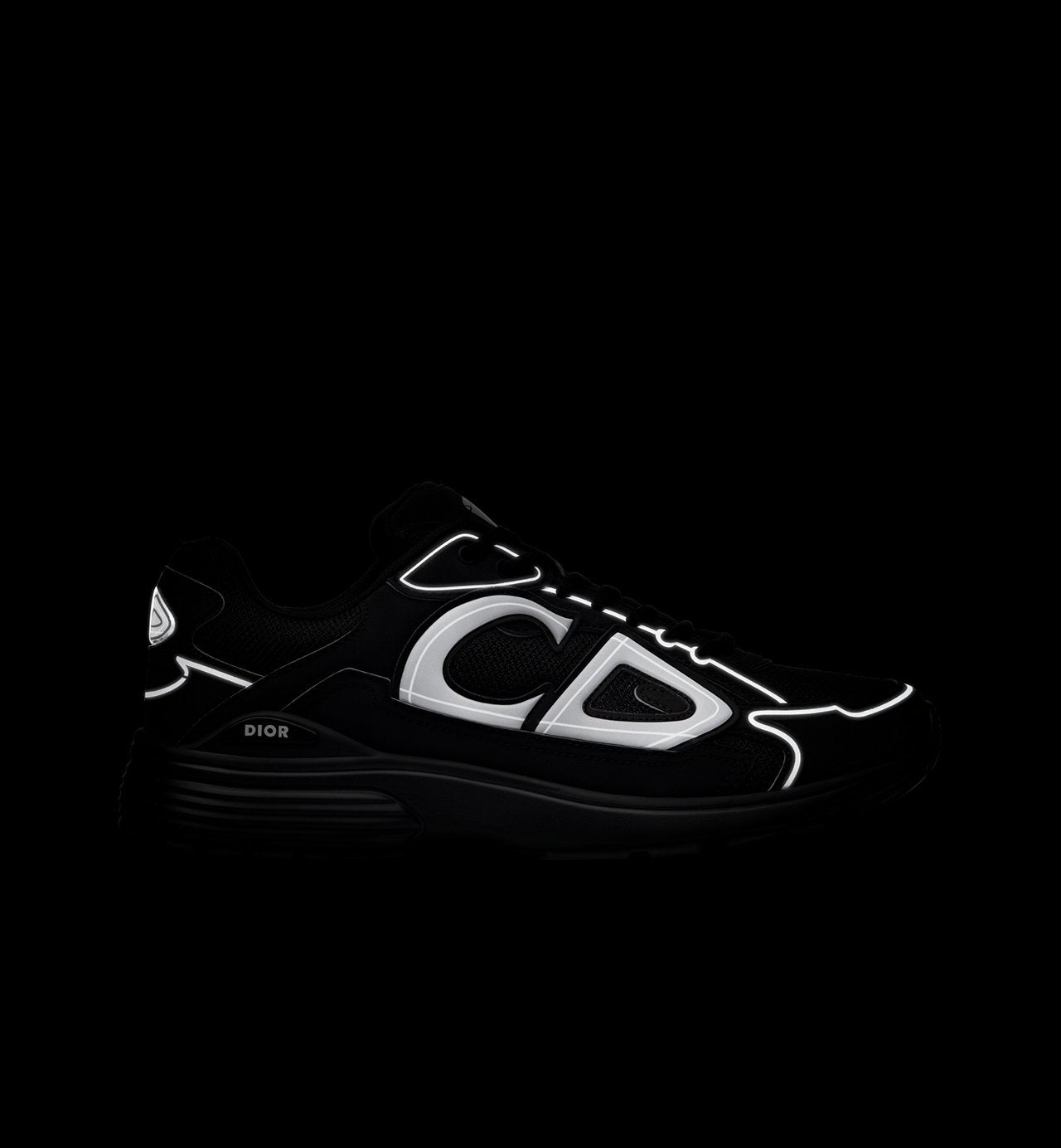 B30 Countdown Sneaker
Black Technical Mesh and Black Technical Fabric