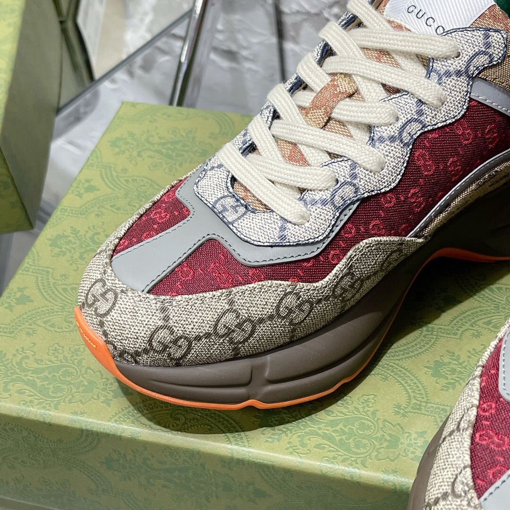 Gucci Rhyton Sneaker - 'Beige Brick Red'