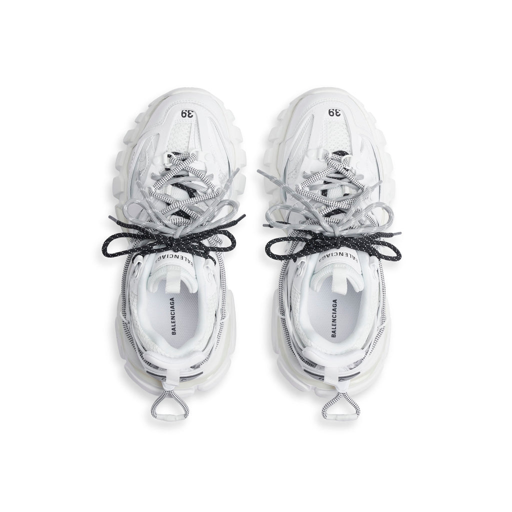 Balenciaga TRACK TRAIL LACES SNEAKER IN WHITE/BLACK/GREY