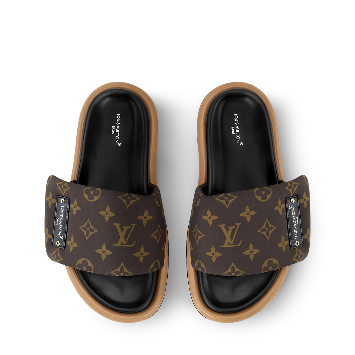 LV Pool Pillow Flat Comfort Mule
