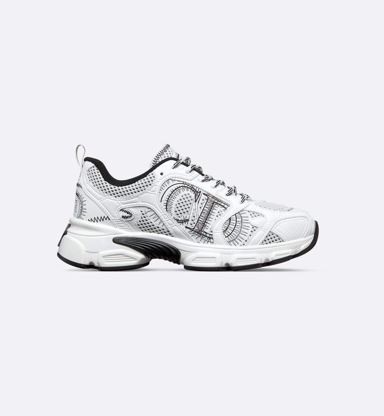 Dior Chrono Sneaker
Mesh with White and Black Leather-Effect Panels