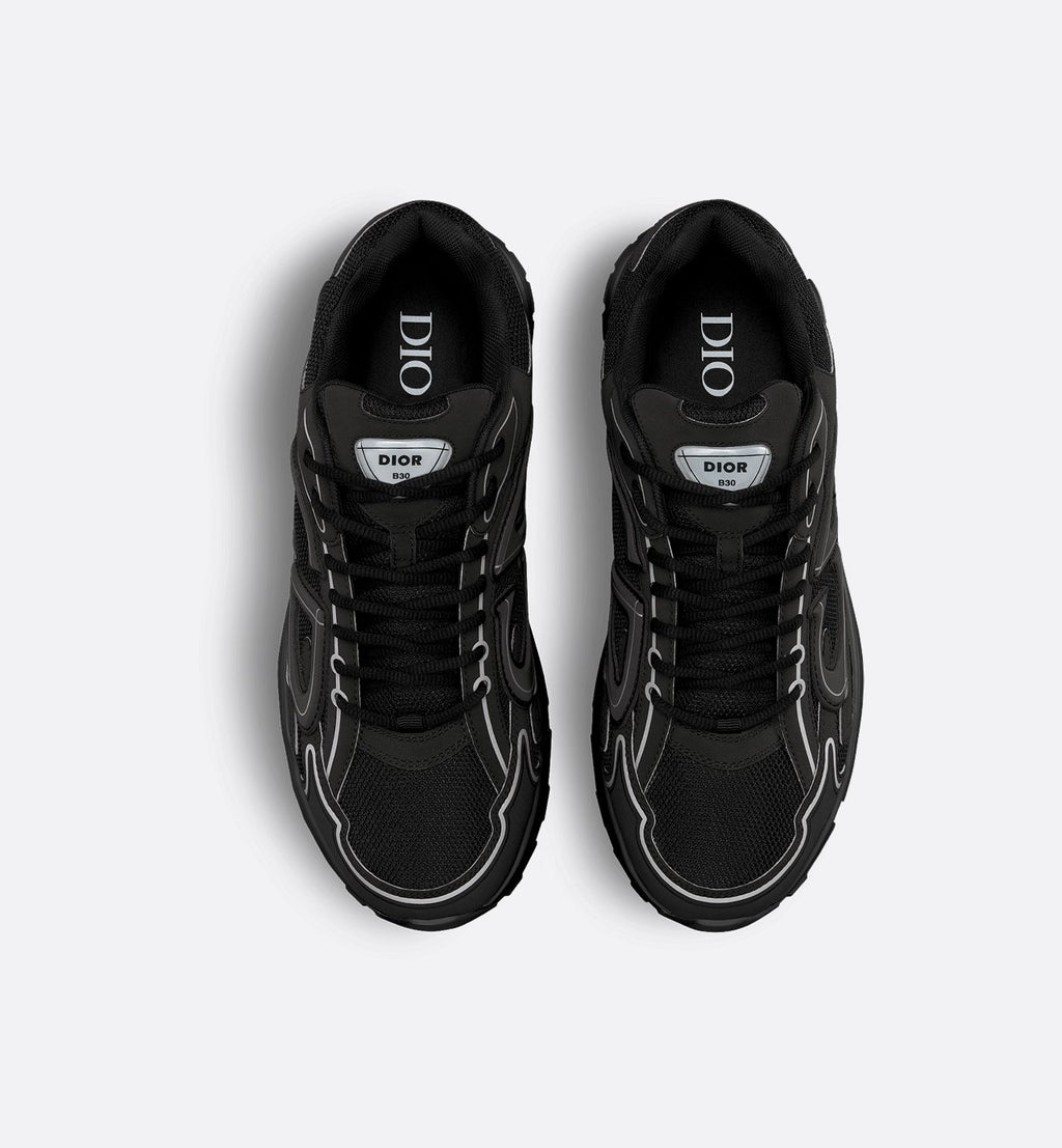 B30 Countdown Sneaker
Black Technical Mesh and Black Technical Fabric