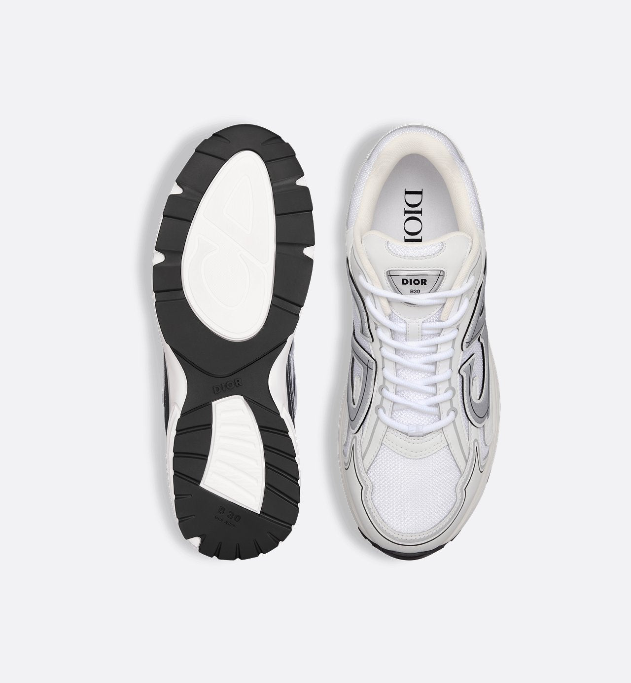 B30 Countdown Sneaker
White Technical Mesh and White Technical Fabric