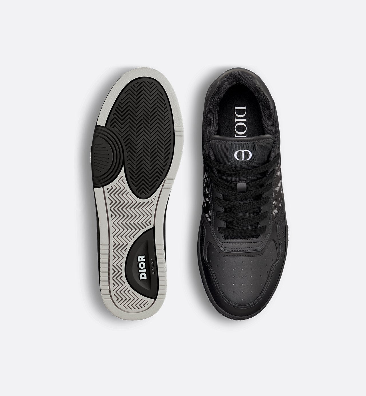 Dior B27 Uptown Low-Top Sneaker
Black Smooth Calfskin, Black Suede and Black Dior Oblique Galaxy Leather