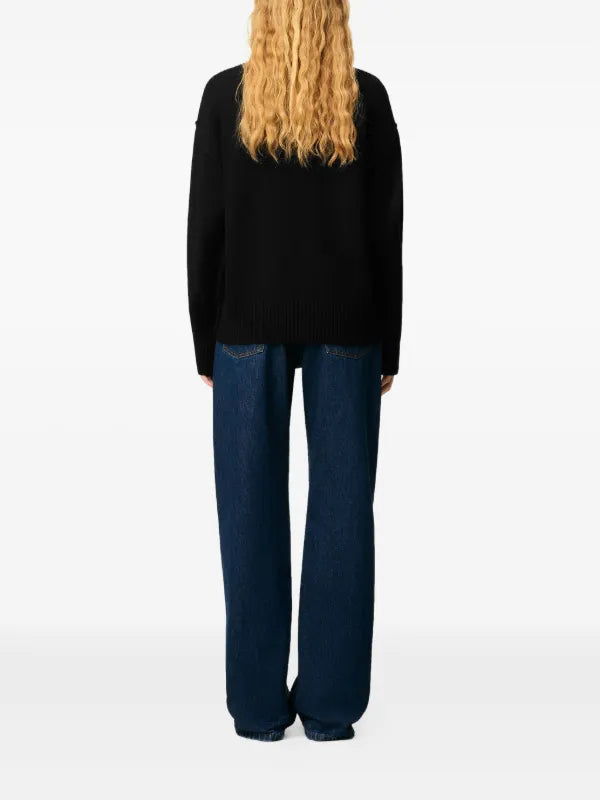 AMI Paris
Ami De Coeur crew-neck wool sweater