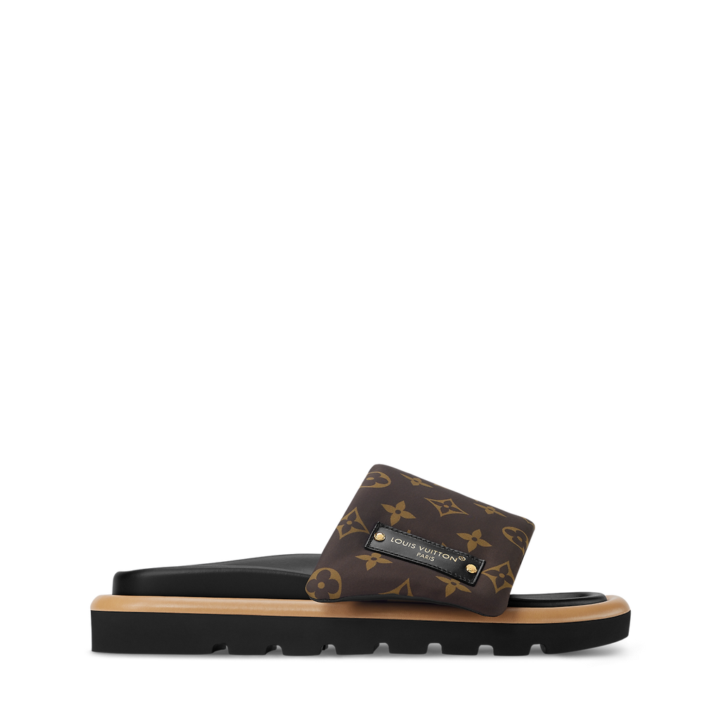 LV Pool Pillow Flat Comfort Mule