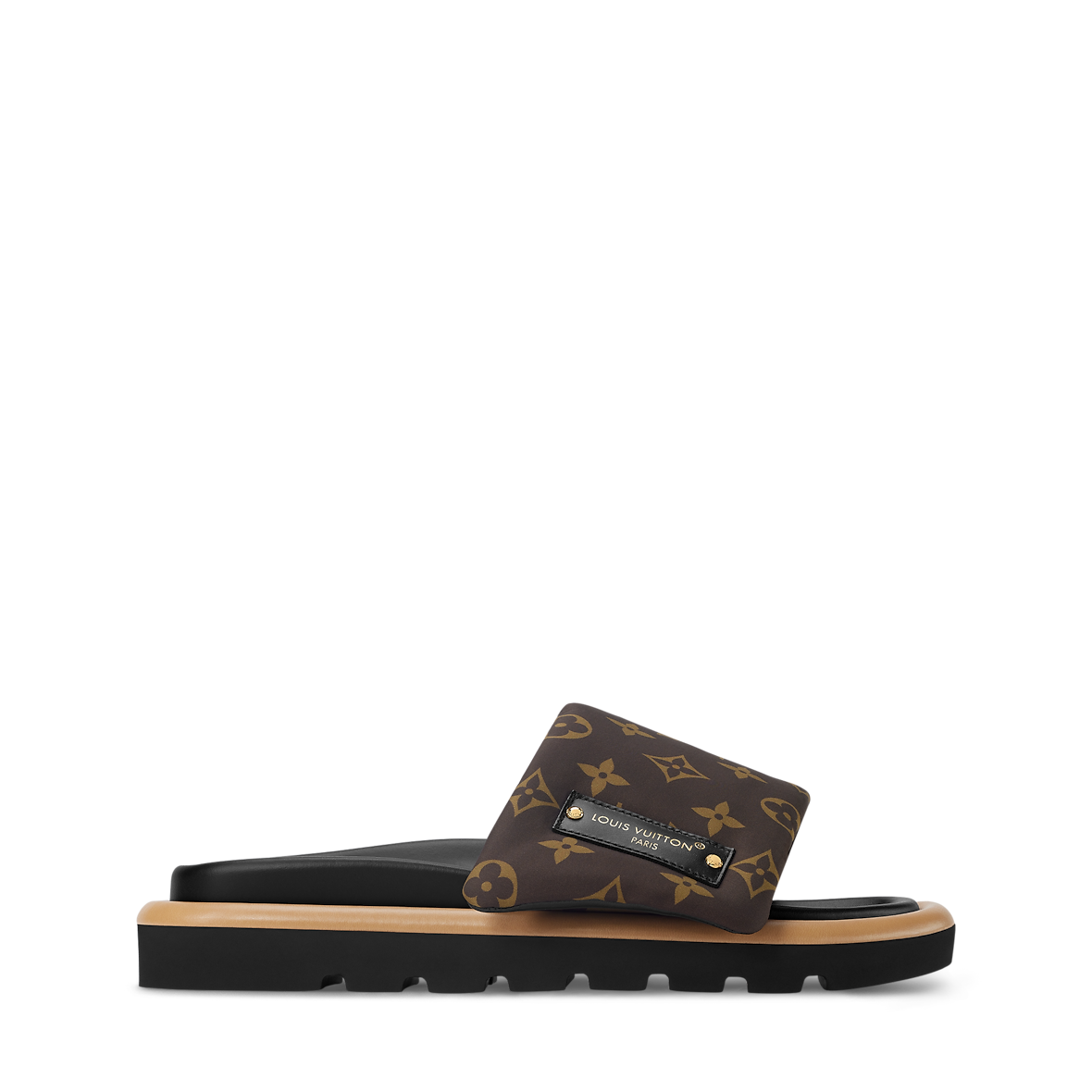 LV Pool Pillow Flat Comfort Mule