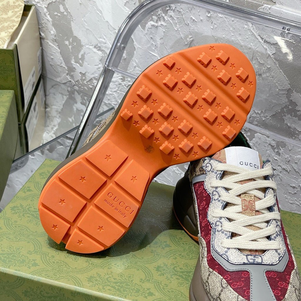 Gucci Rhyton Sneaker - 'Beige Brick Red'