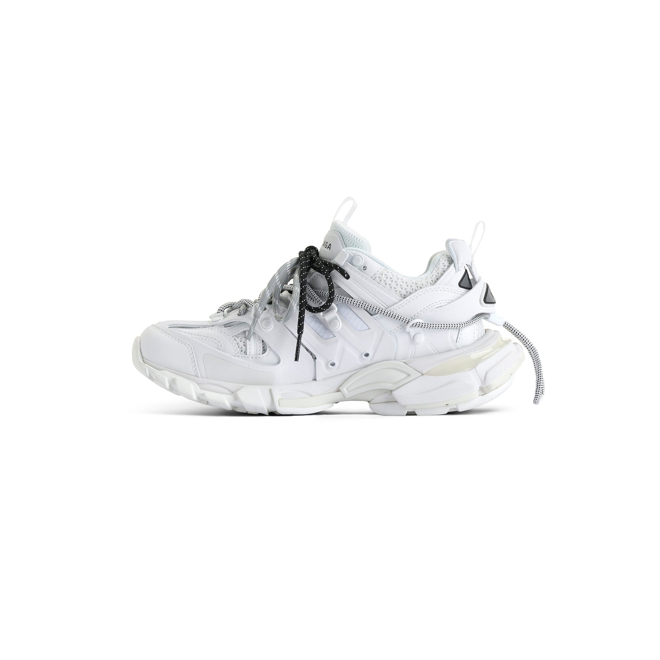 Balenciaga TRACK TRAIL LACES SNEAKER IN WHITE/BLACK/GREY