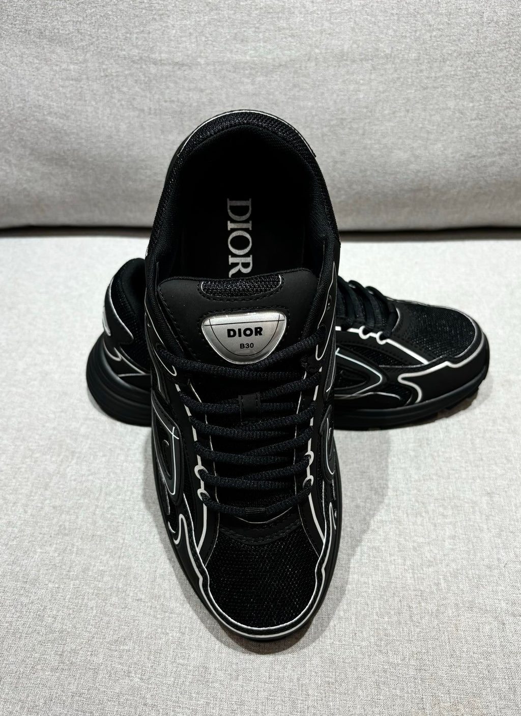 Dior B30 Countdown Sneaker
Black Technical Mesh and Black Technical Fabric