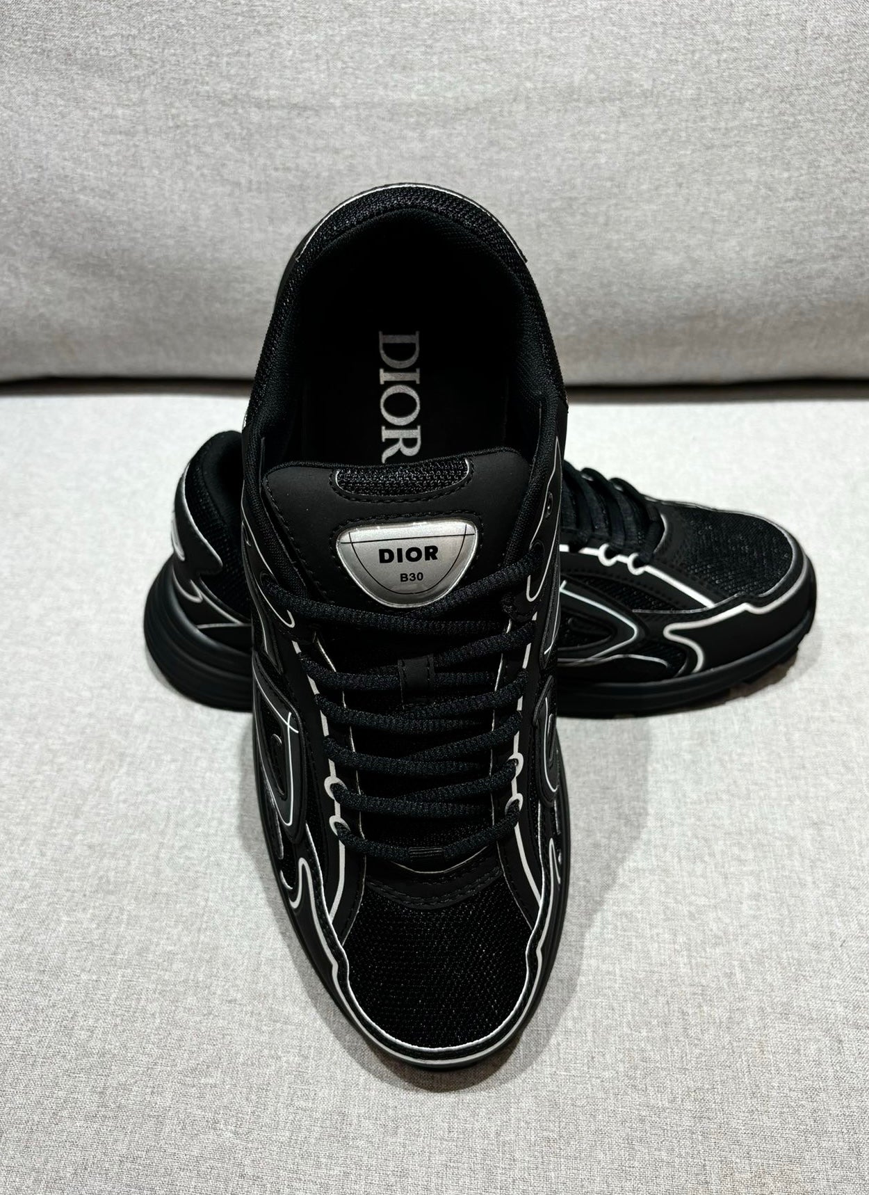 Dior B30 Countdown Sneaker
Black Technical Mesh and Black Technical Fabric