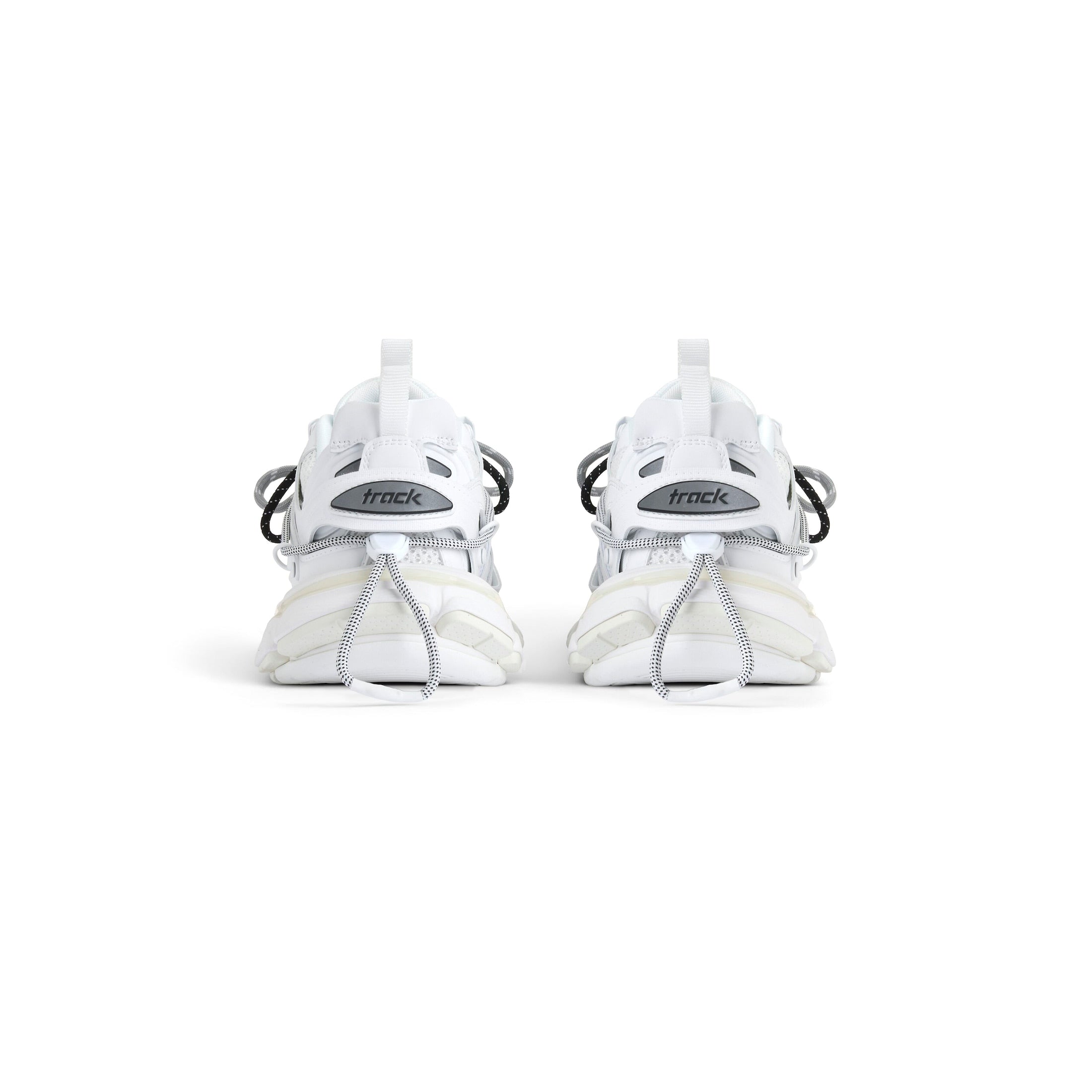 Balenciaga TRACK TRAIL LACES SNEAKER IN WHITE/BLACK/GREY