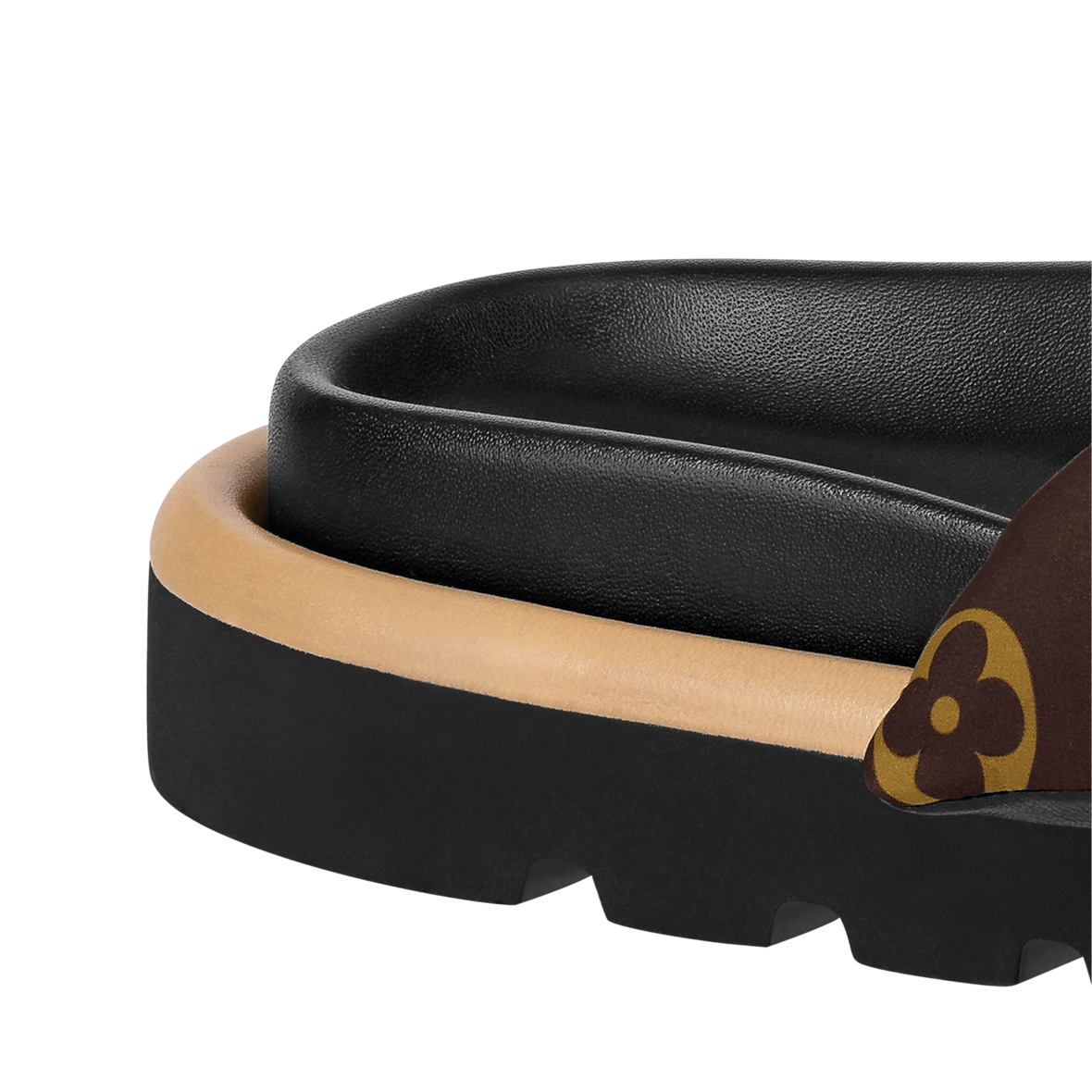 LV Pool Pillow Flat Comfort Mule