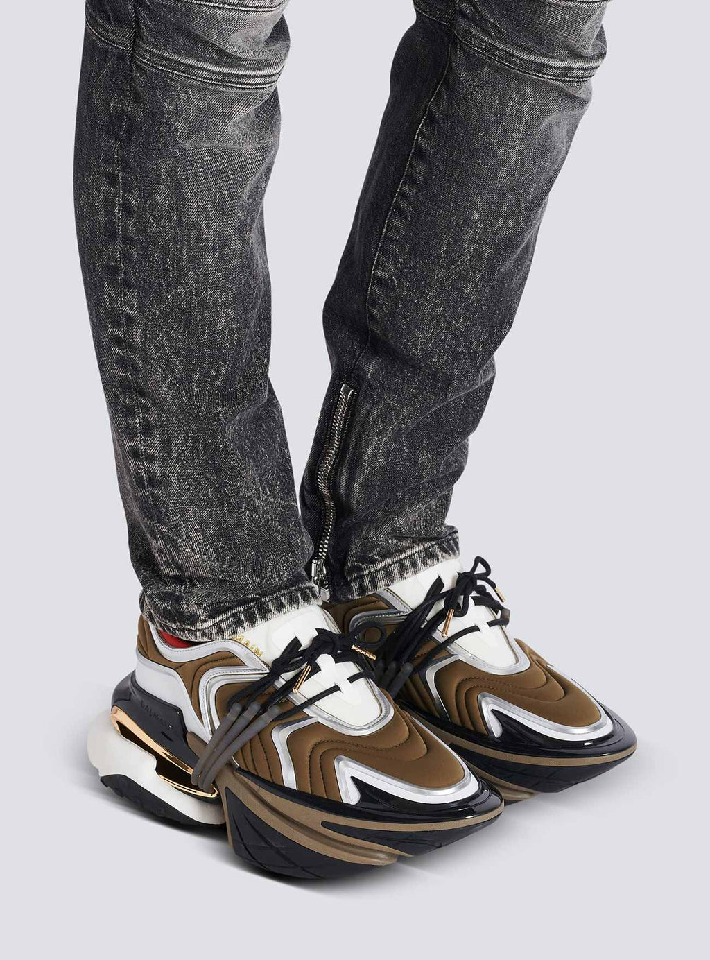 Balmain Unicorn Wave trainers in neoprene