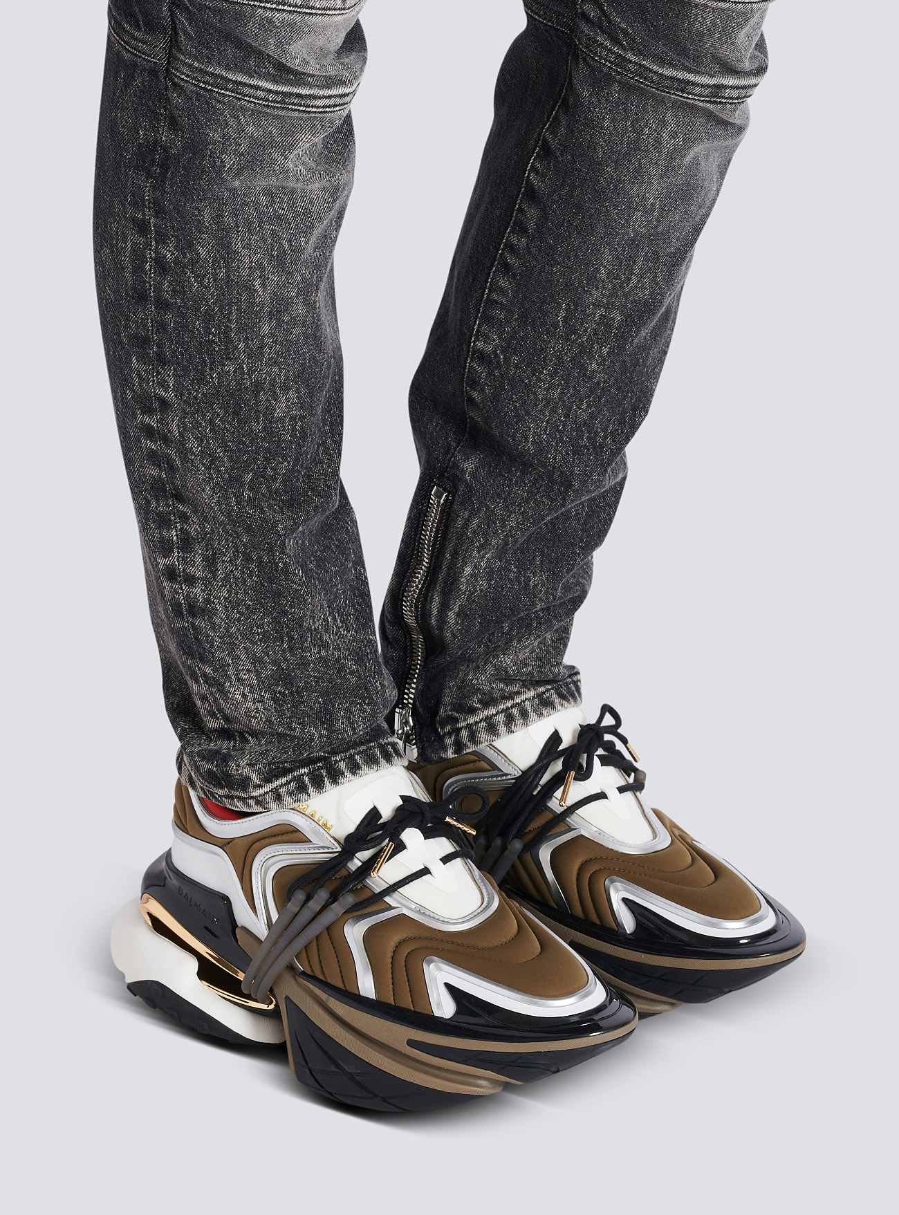 Balmain Unicorn Wave trainers in neoprene