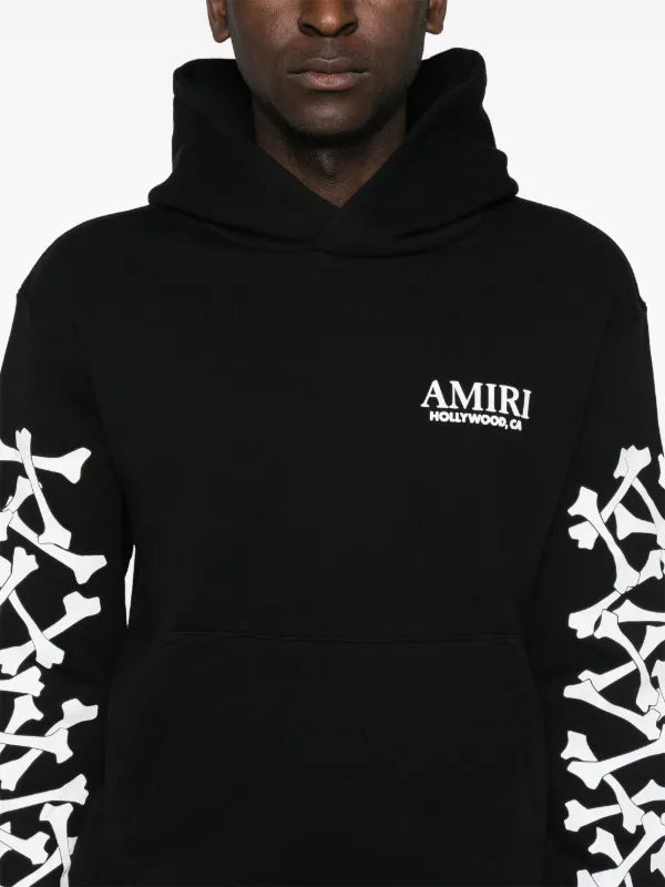 AMIRI
Bones Stacked lyocell hoodie