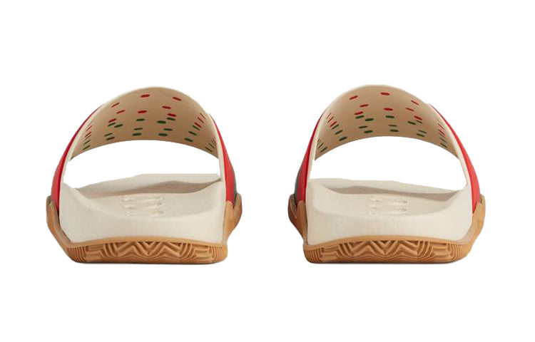 Gucci(WMNS) Slide 'Interlocking G - White Red Green'