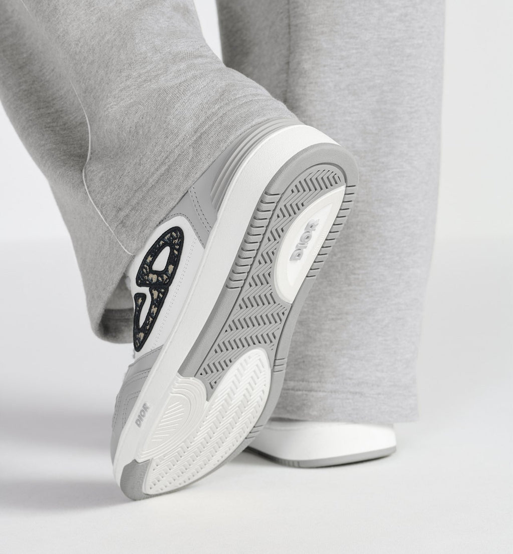 B57 Dribble Low-Top Sneaker
Dior Gray and White Smooth Calfskin with Beige and Black Dior Oblique Jacquard