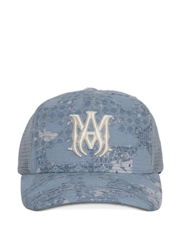 AMIRI
embroidered trucker hat