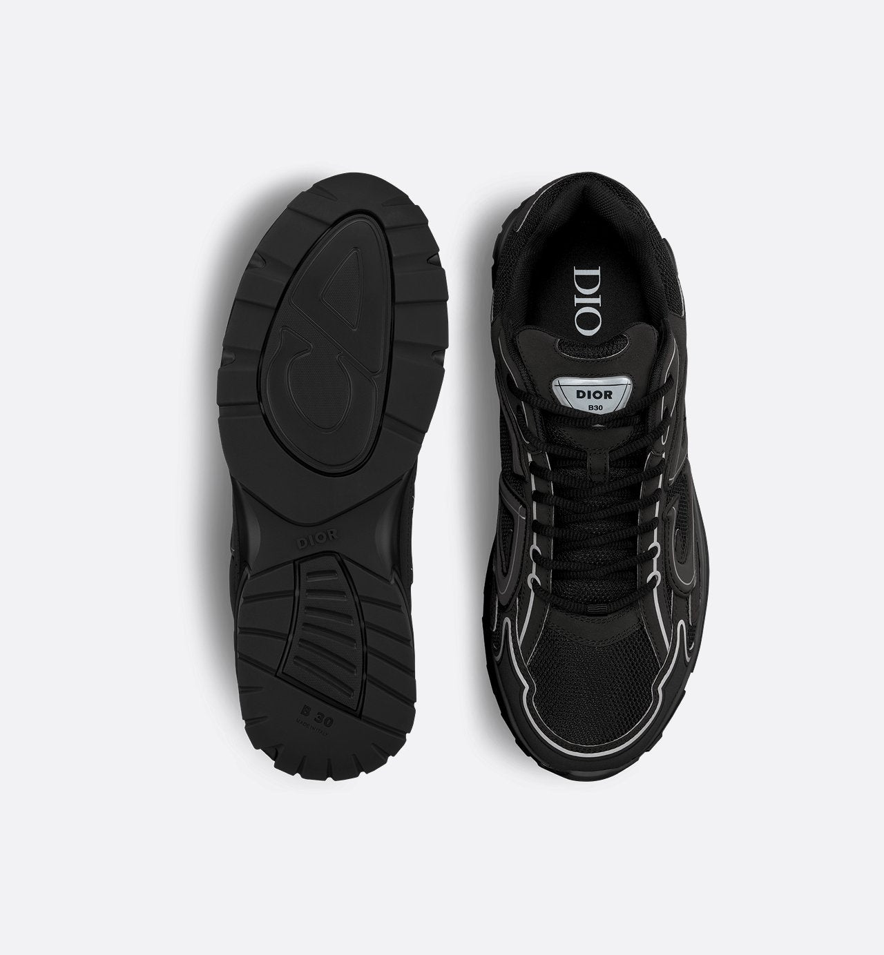 B30 Countdown Sneaker
Black Technical Mesh and Black Technical Fabric