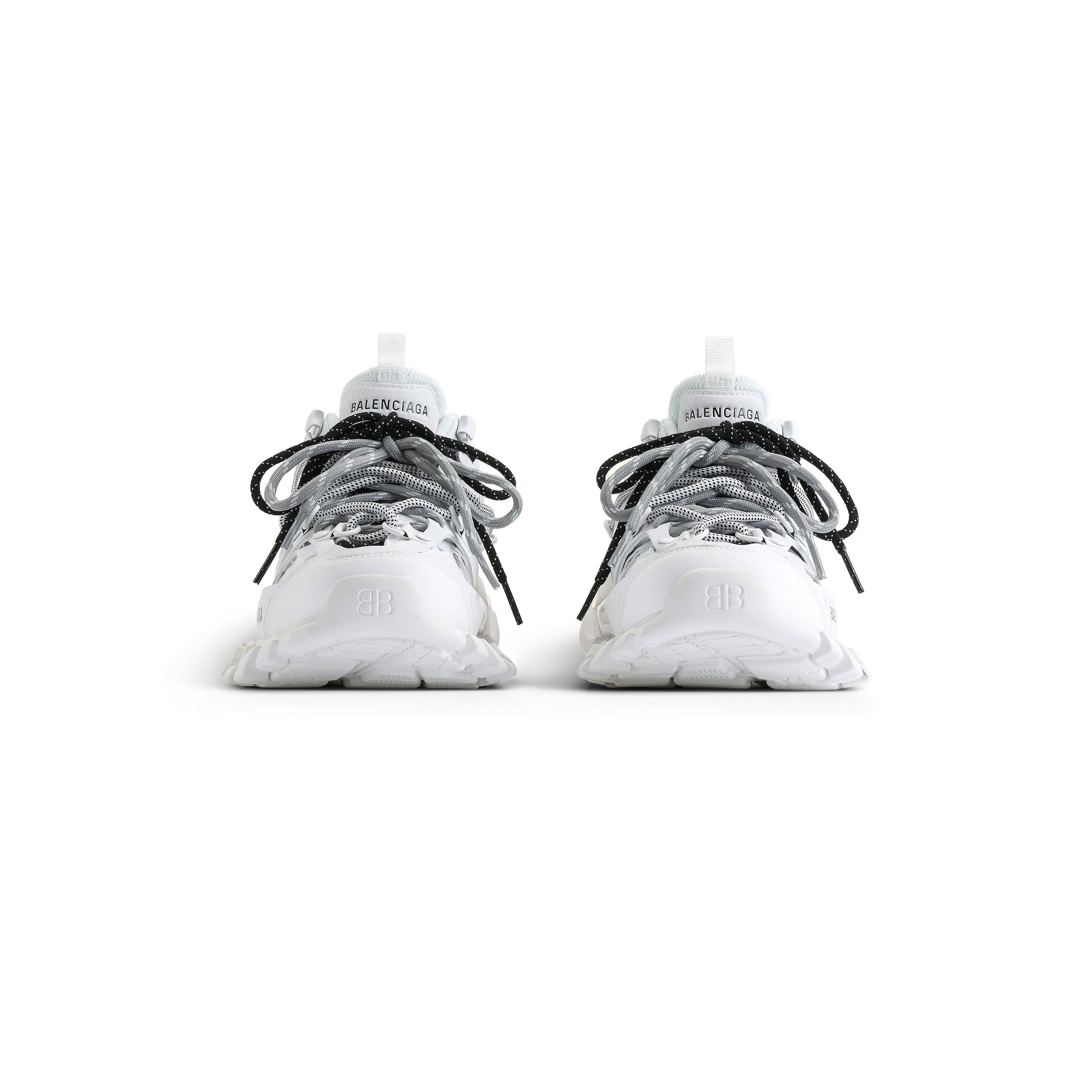 Balenciaga TRACK TRAIL LACES SNEAKER IN WHITE/BLACK/GREY