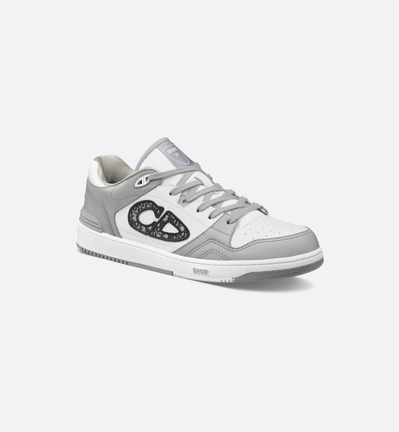 B57 Dribble Low-Top Sneaker
Dior Gray and White Smooth Calfskin with Beige and Black Dior Oblique Jacquard