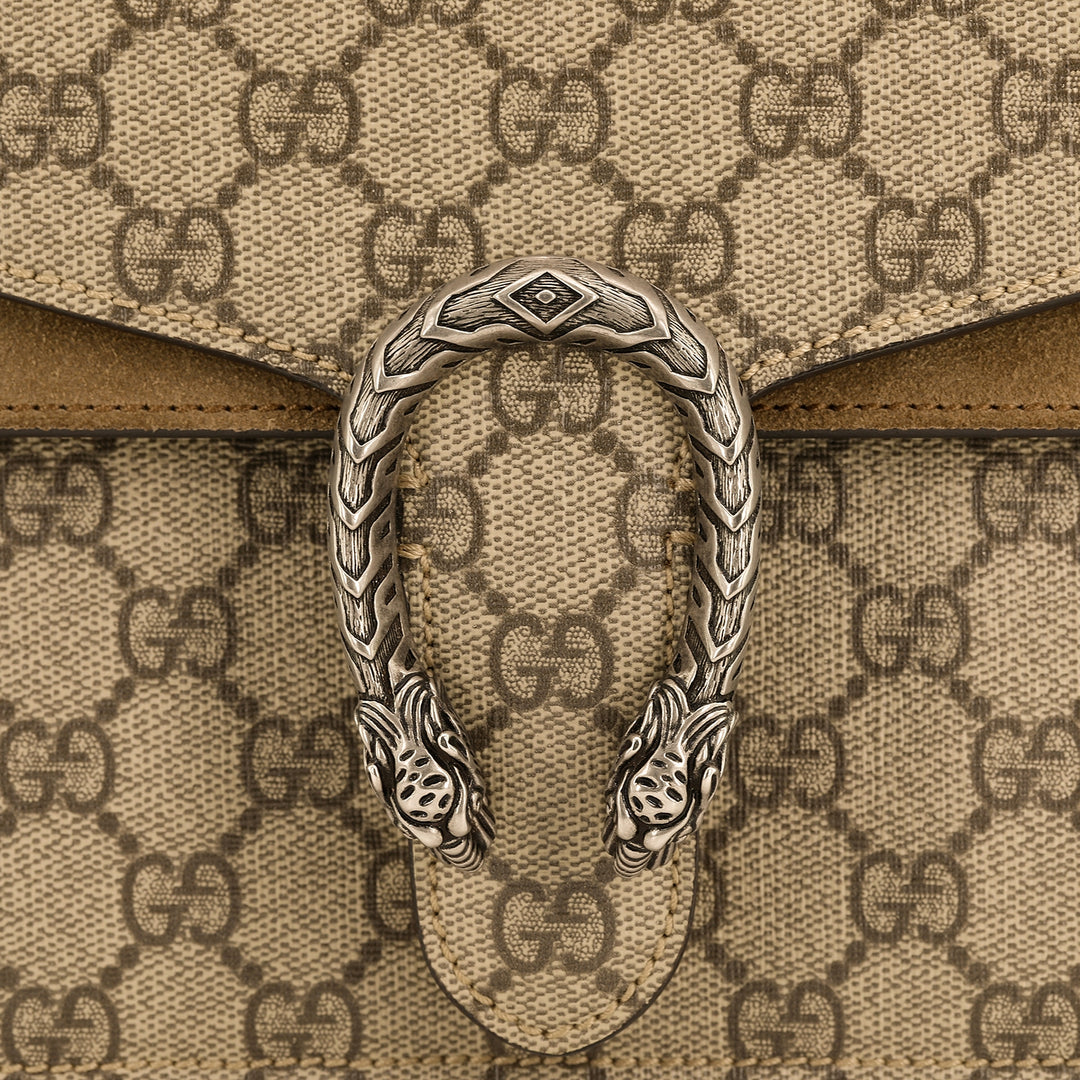 Gucci(WMNS) Dionysus GG Supreme Mini Bag Beige/Ebony