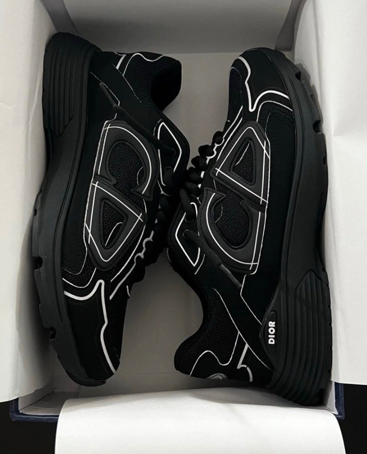 Dior B30 Countdown Sneaker
Black Technical Mesh and Black Technical Fabric
