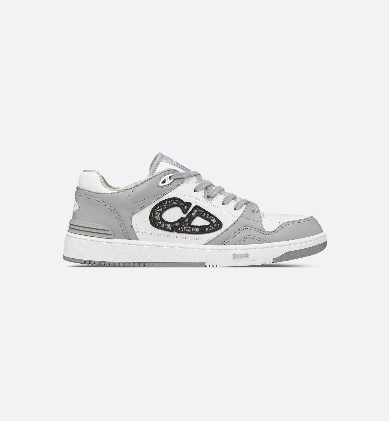 B57 Dribble Low-Top Sneaker
Dior Gray and White Smooth Calfskin with Beige and Black Dior Oblique Jacquard