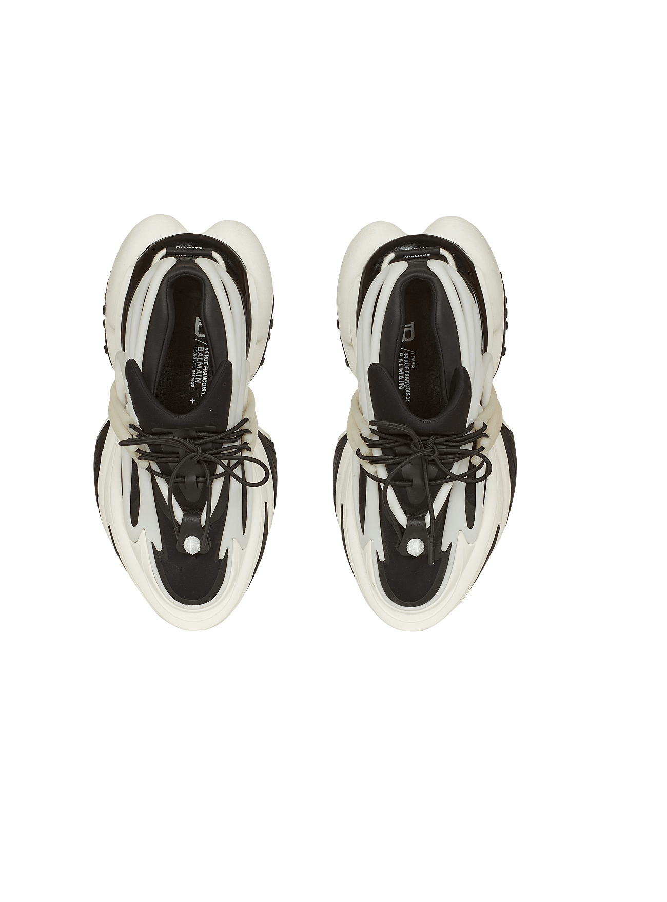 Balmain Unicorn low-top sneakers in neoprene and leather