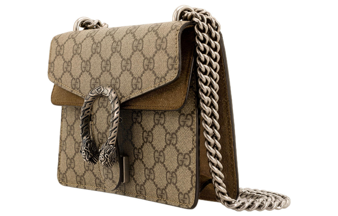 Gucci(WMNS) Dionysus GG Supreme Mini Bag Beige/Ebony