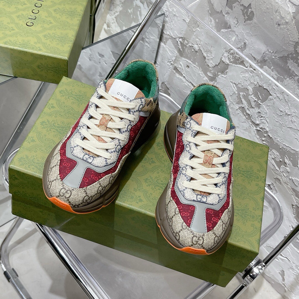 Gucci Rhyton Sneaker - 'Beige Brick Red'