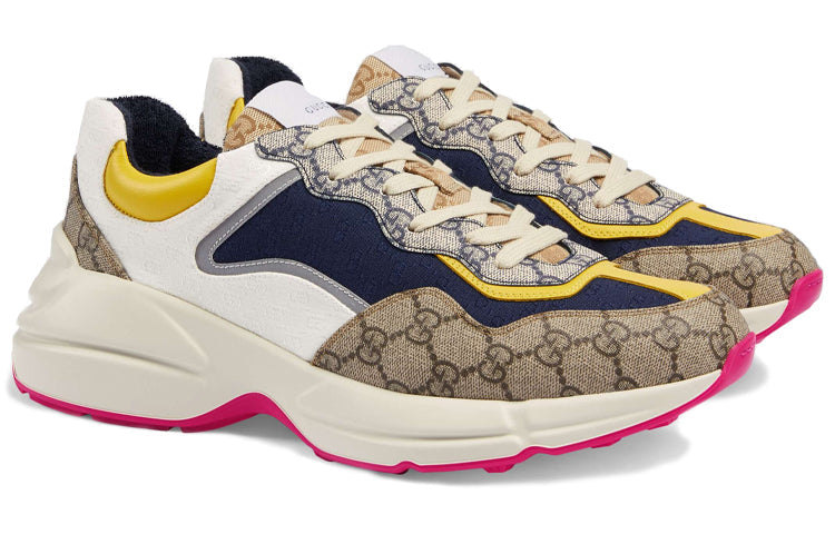Gucci GG Rhyton Beige White Yellow